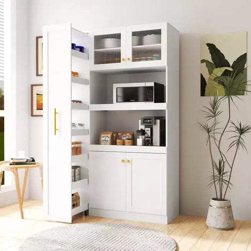 Meuble de rangement de cuisine multifonctionnel de 43 pouces