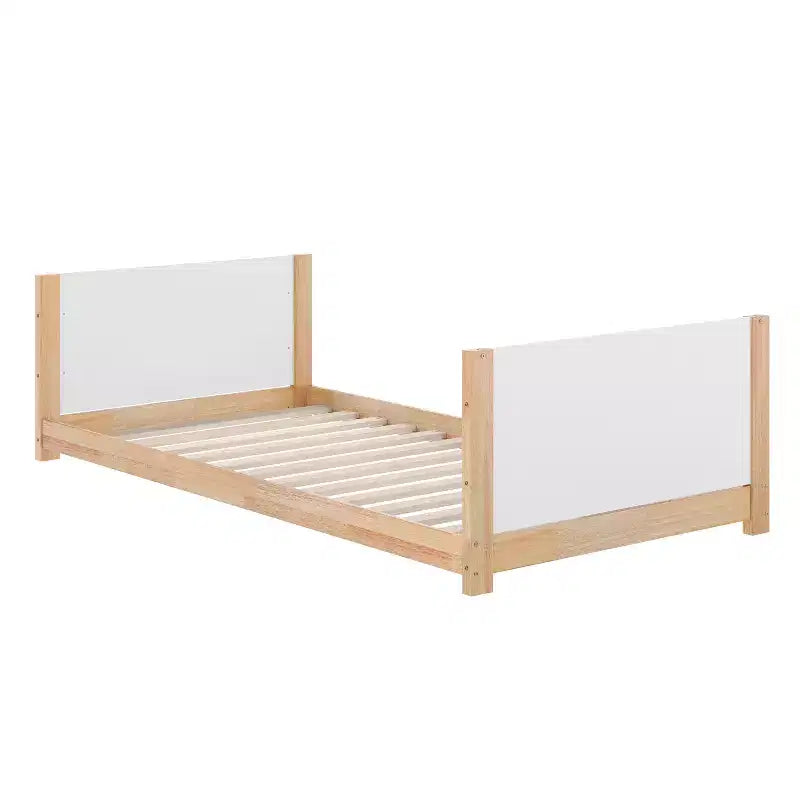 Lit superposé convertible en bois massif pour enfants