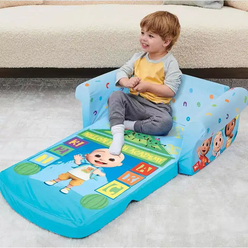 Meubles Enfants 2 en 1 Canapé-lit Pliant en Mousse