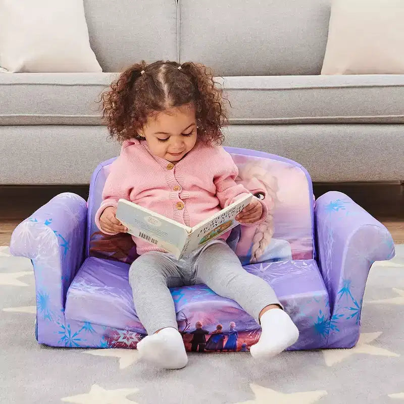 Meubles Enfants 2 en 1 Canapé-lit Pliant en Mousse
