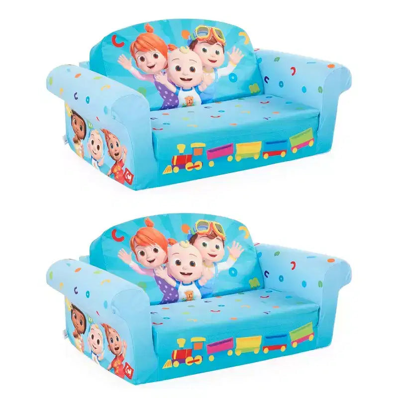 Meubles Enfants 2 en 1 Canapé-lit Pliant en Mousse