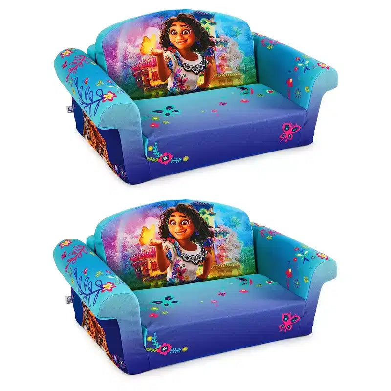 Meubles Enfants 2 en 1 Canapé-lit Pliant en Mousse