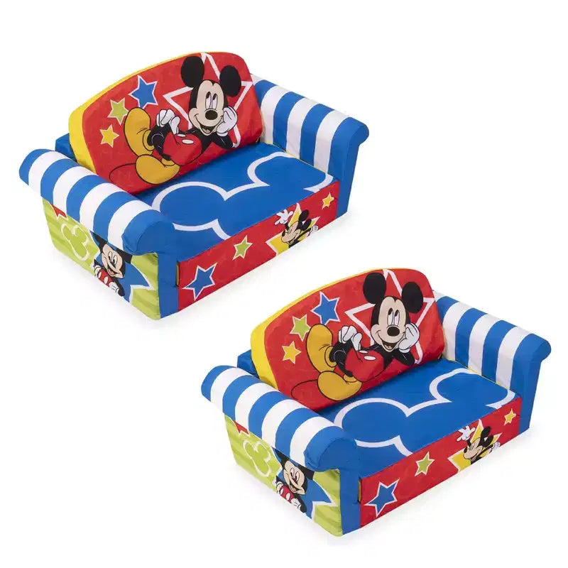 Meubles Enfants 2 en 1 Canapé-lit Pliant en Mousse
