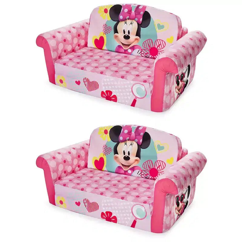 Meubles Enfants 2 en 1 Canapé-lit Pliant en Mousse