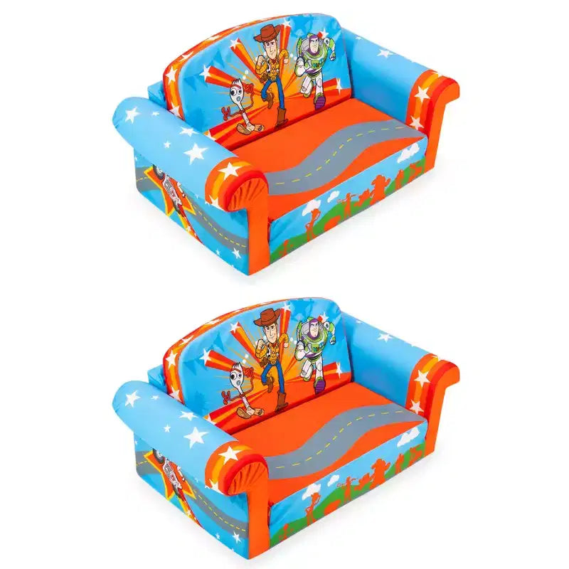 Meubles Enfants 2 en 1 Canapé-lit Pliant en Mousse