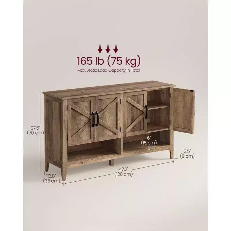 Meuble à chaussures autoportant avec étagères réglables en hauteur