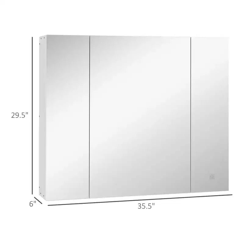 Organisateur de miroir mural pour meuble-lavabo de salle de bain