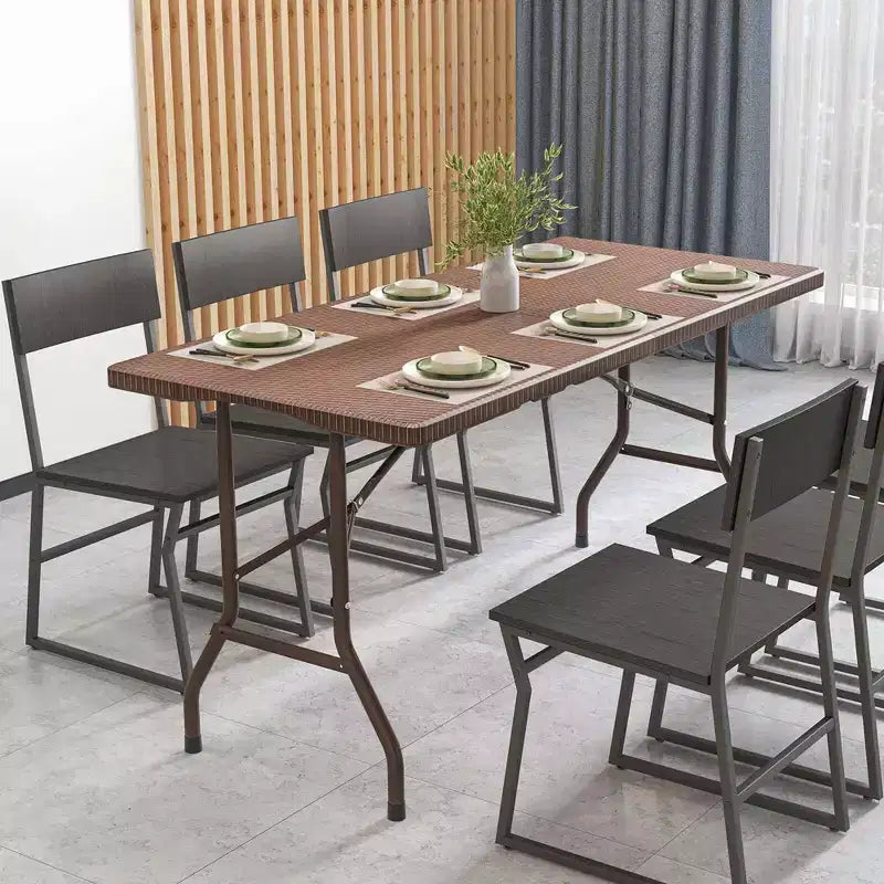 Table de pique-nique pliante Table à manger extérieure