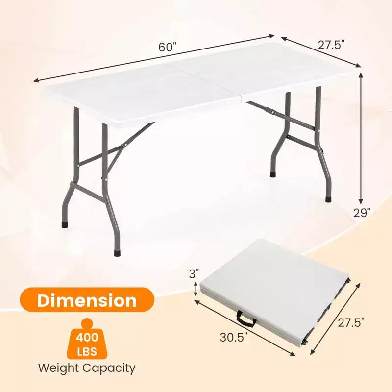 Table de pique-nique pliante Table à manger extérieure