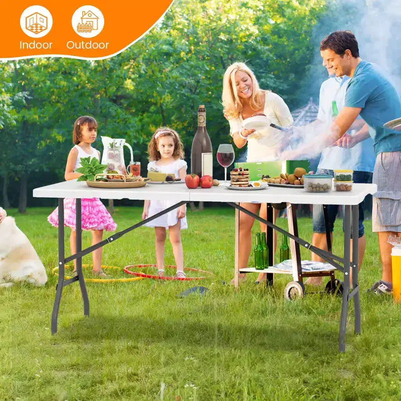 Table de pique-nique pliante Table à manger extérieure