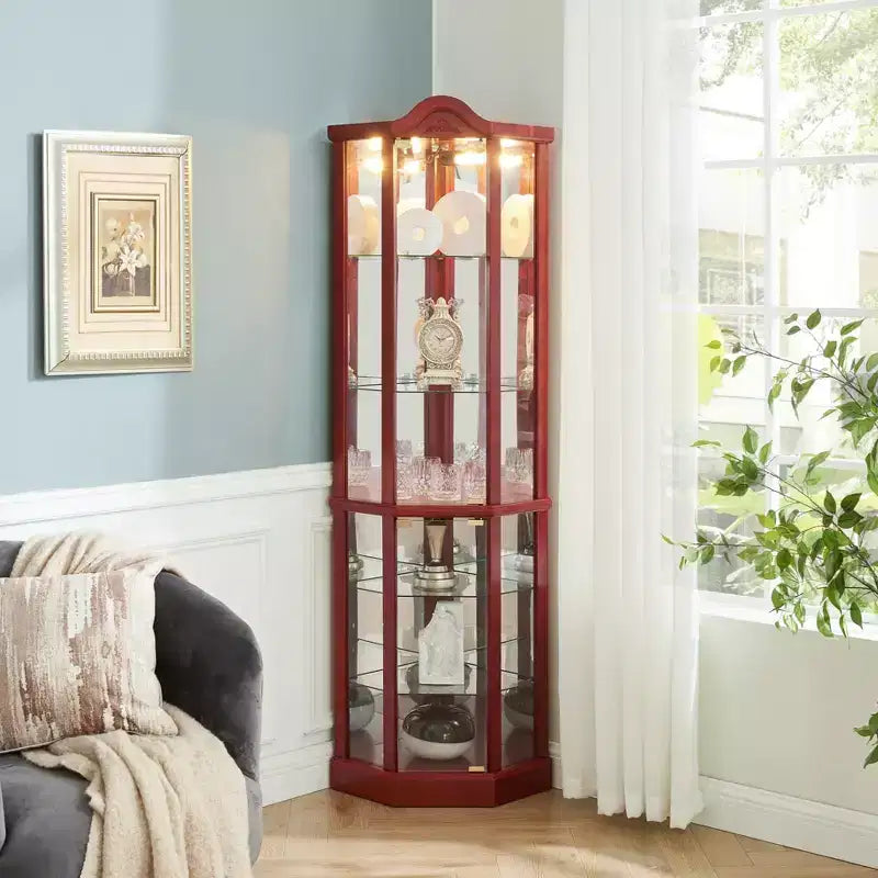 Vitrine avec 2 portes vitrées