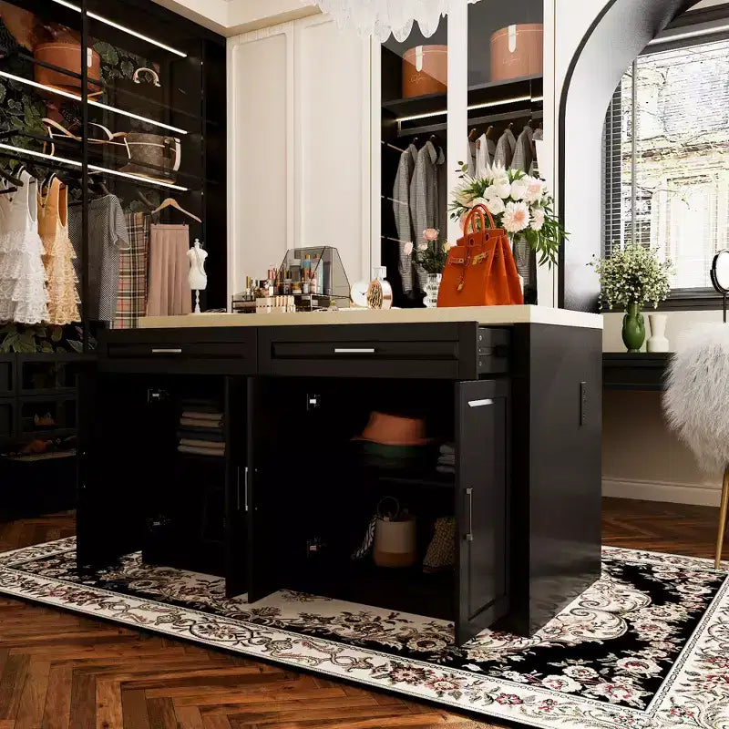 Commode îlot de rangement d'armoire de chambre