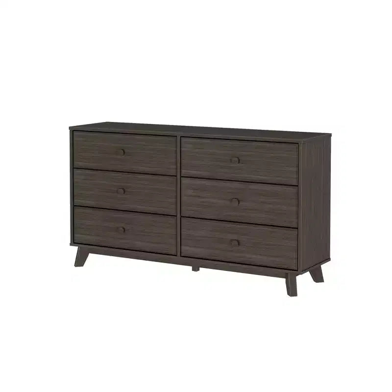 Commode en bois massif classique, commode de rangement pour chambre à coucher