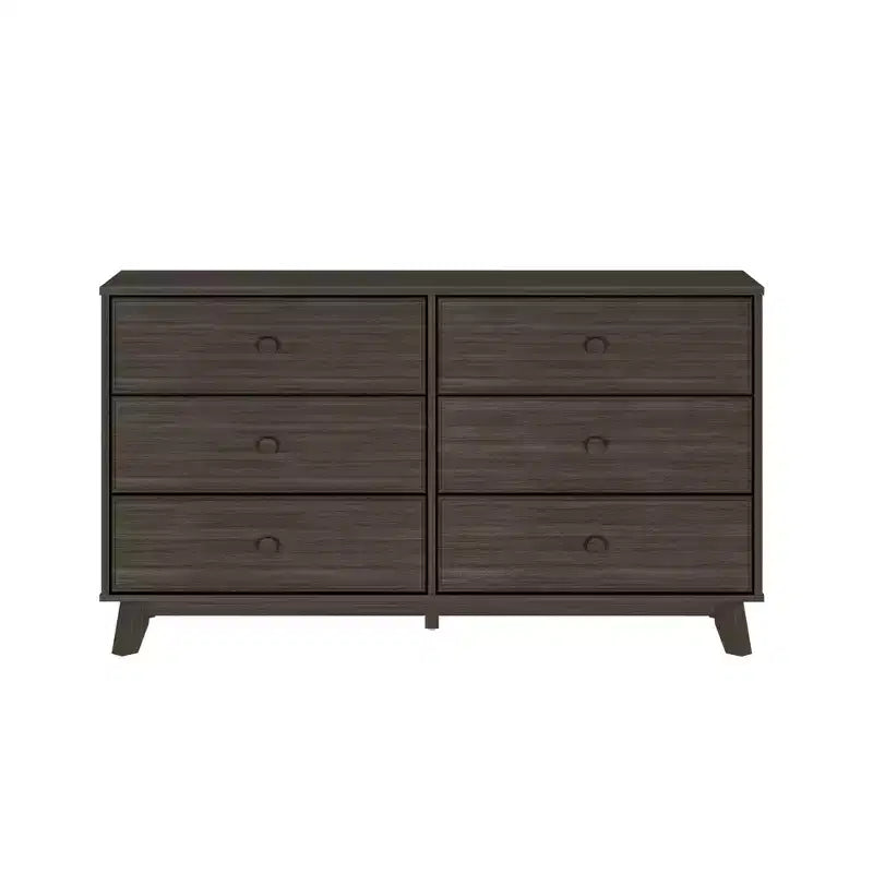 Commode en bois massif classique, commode de rangement pour chambre à coucher