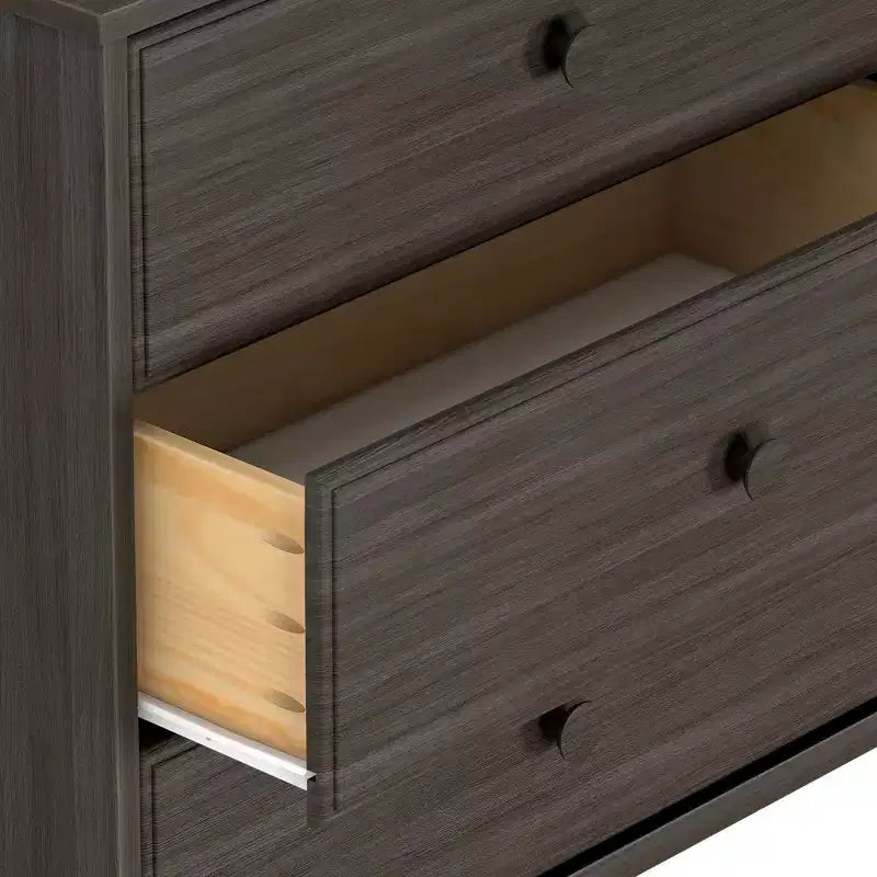 Commode en bois massif classique, commode de rangement pour chambre à coucher