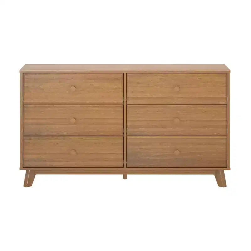 Commode en bois massif classique, commode de rangement pour chambre à coucher