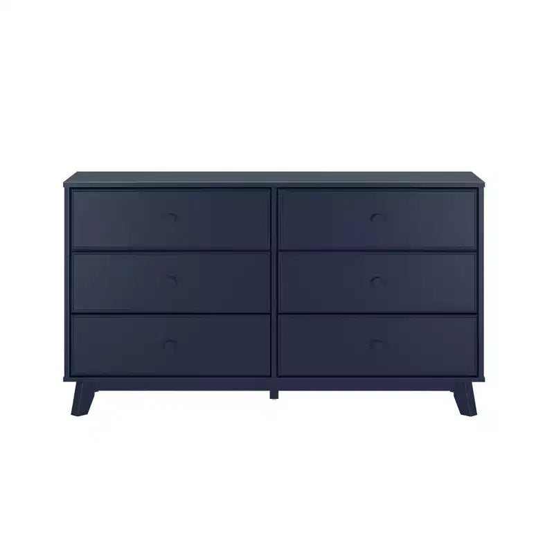 Commode en bois massif classique, commode de rangement pour chambre à coucher