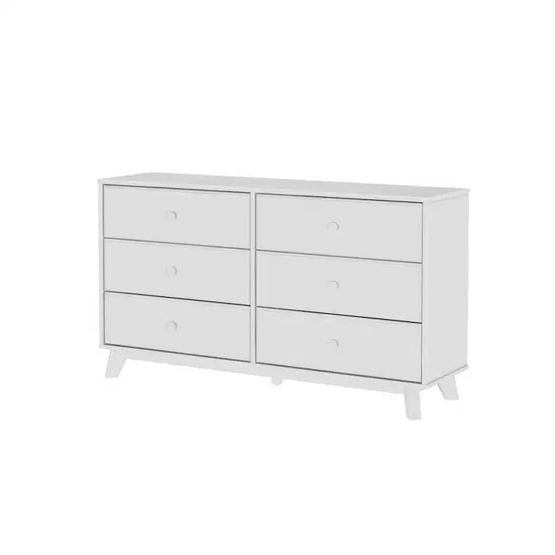 Commode en bois massif classique, commode de rangement pour chambre à coucher