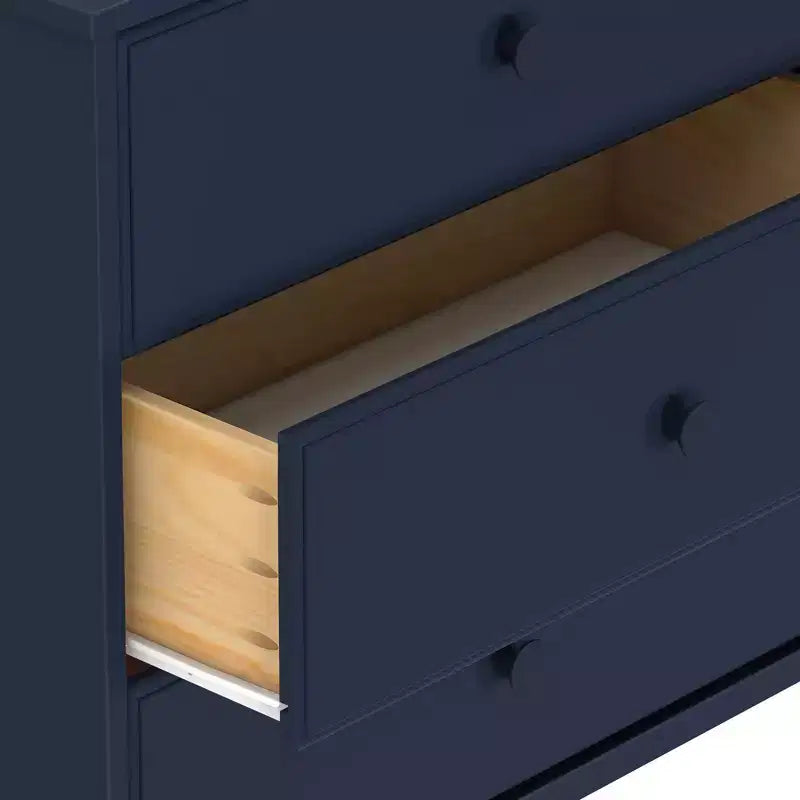 Commode en bois massif classique, commode de rangement pour chambre à coucher