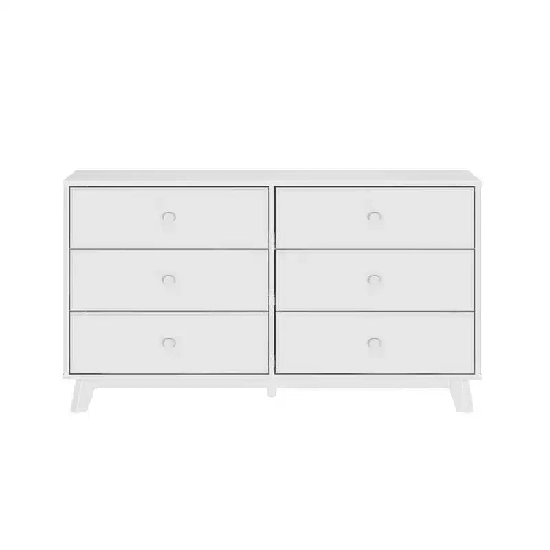 Commode en bois massif classique, commode de rangement pour chambre à coucher