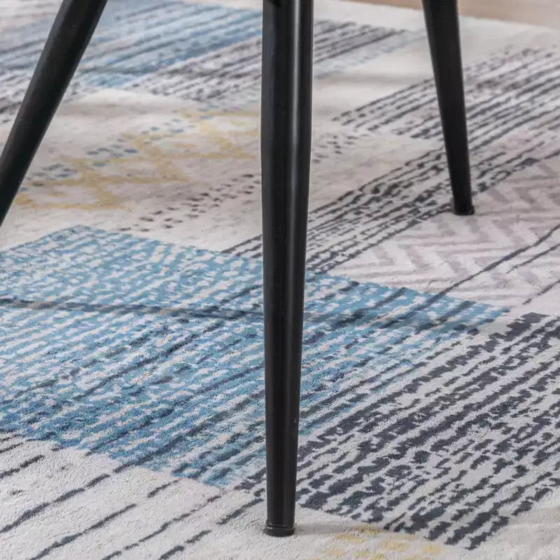 Fauteuil décontracté en cuir véritable marron foncé