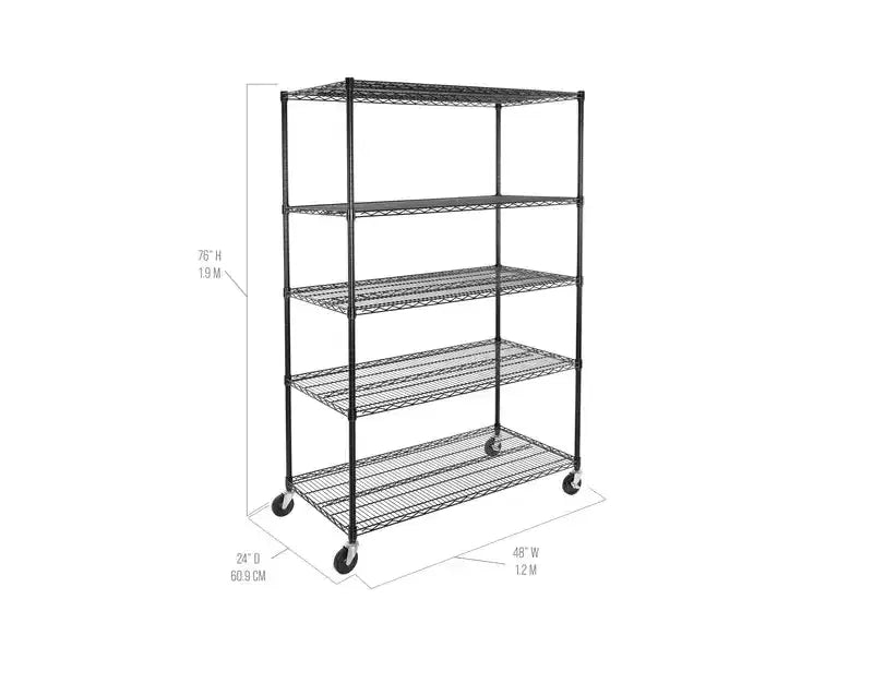 Étagère métallique à 5 niveaux UltraDurable