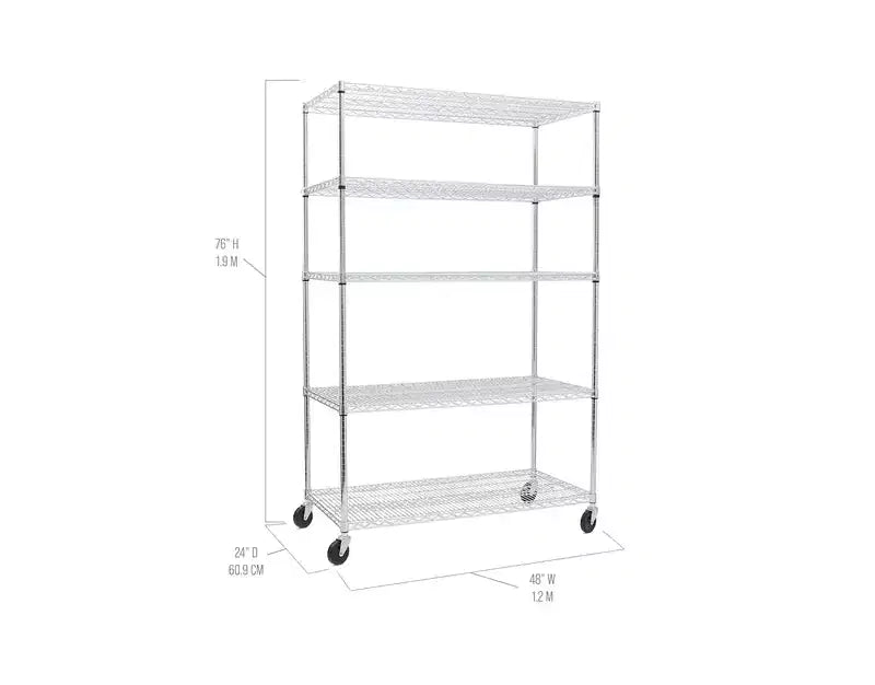 Étagère métallique à 5 niveaux UltraDurable