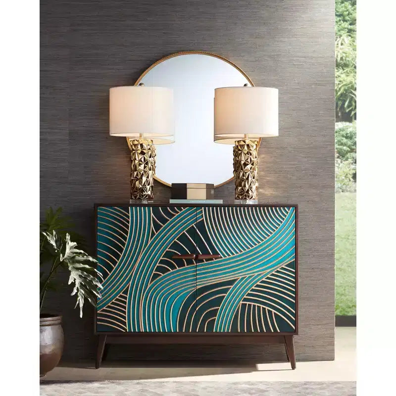 Commode d'appoint 2 portes multicolore Street