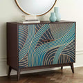 Commode d'appoint 2 portes multicolore Street