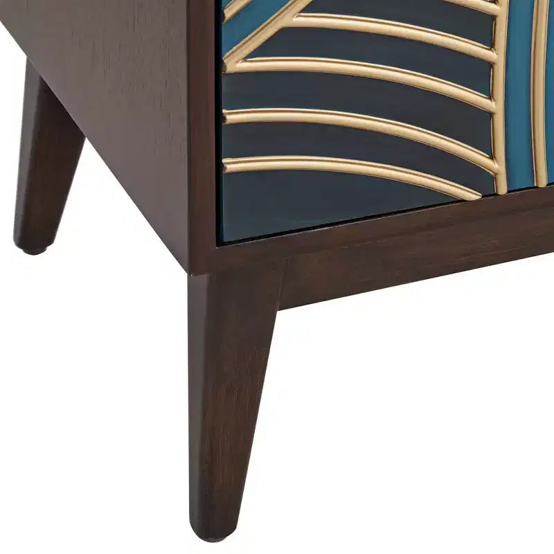 Commode d'appoint 2 portes multicolore Street