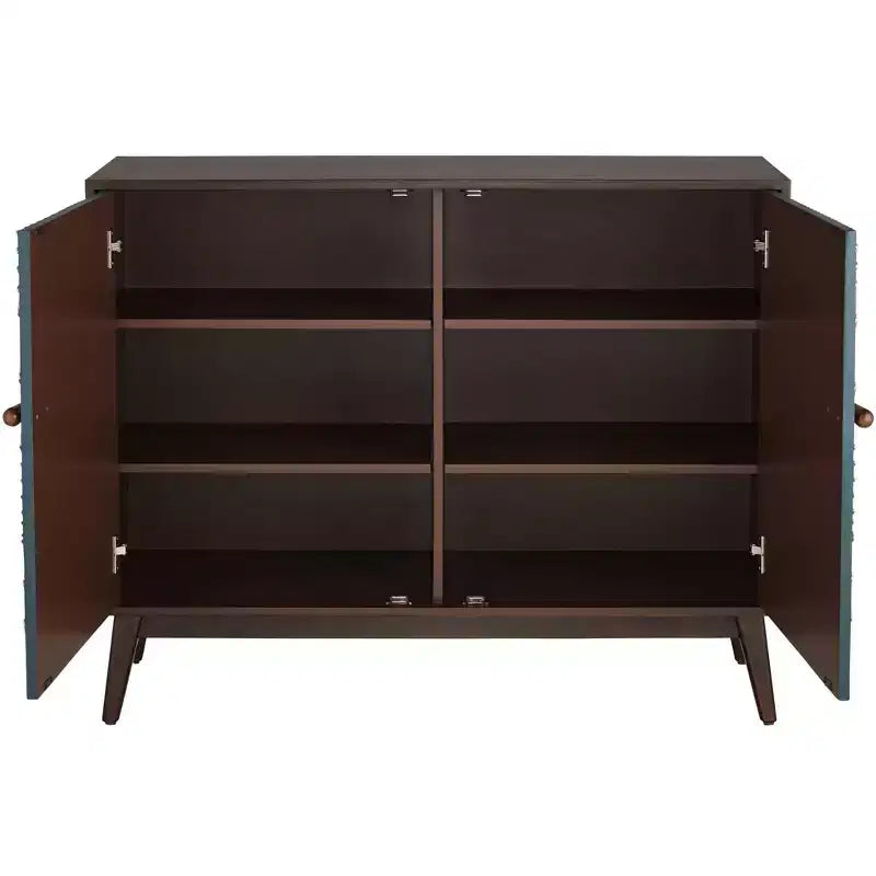 Commode d'appoint 2 portes multicolore Street