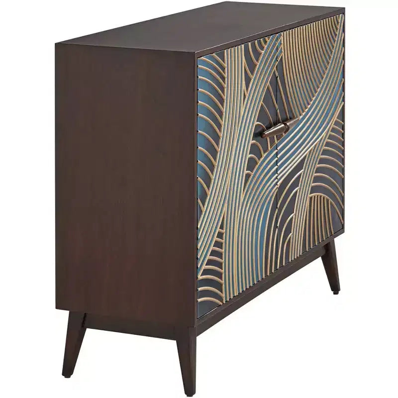 Commode d'appoint 2 portes multicolore Street