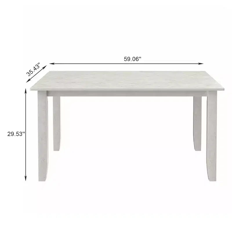 Table de salle à manger style ferme