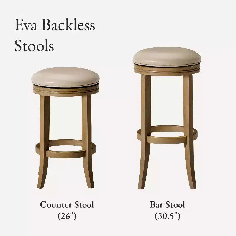 Tabouret de comptoir de cuisine en similicuir