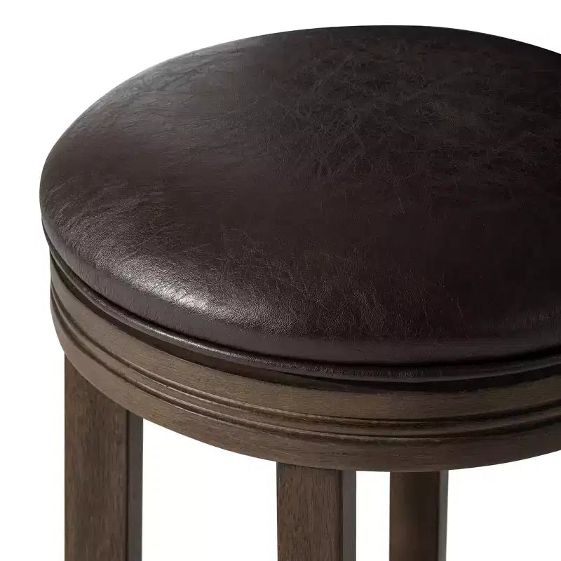 Tabouret de comptoir de cuisine en similicuir