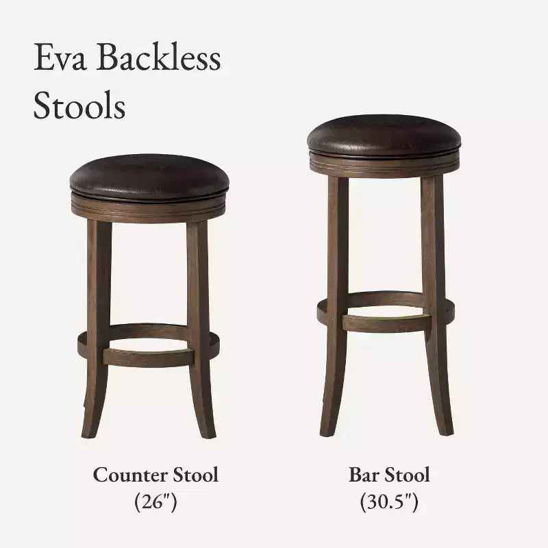 Tabouret de comptoir de cuisine en similicuir