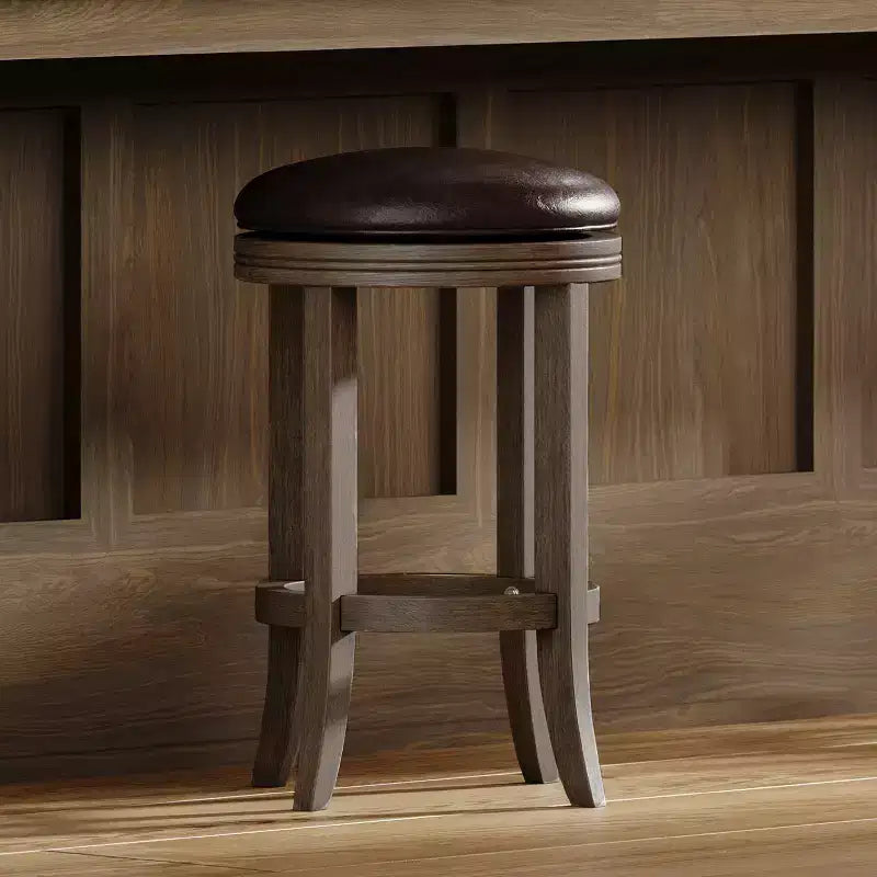 Tabouret de comptoir de cuisine en similicuir