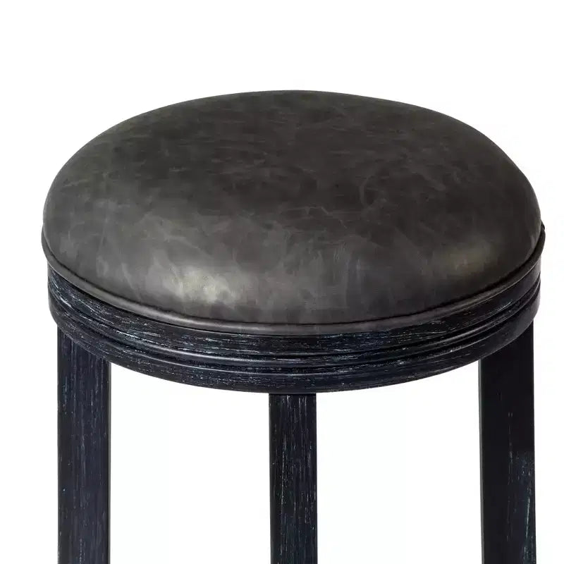 Tabouret de comptoir de cuisine en similicuir