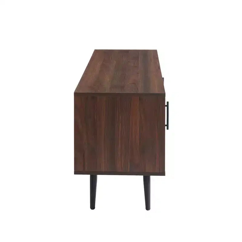 Meuble TV Noyer Foncé Style Mid-Century