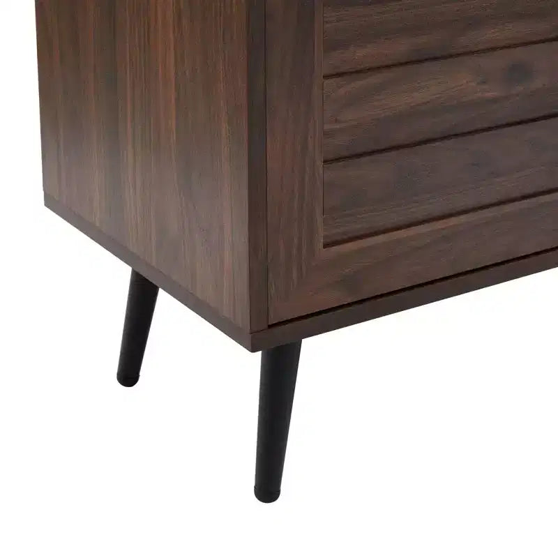 Meuble TV Noyer Foncé Style Mid-Century