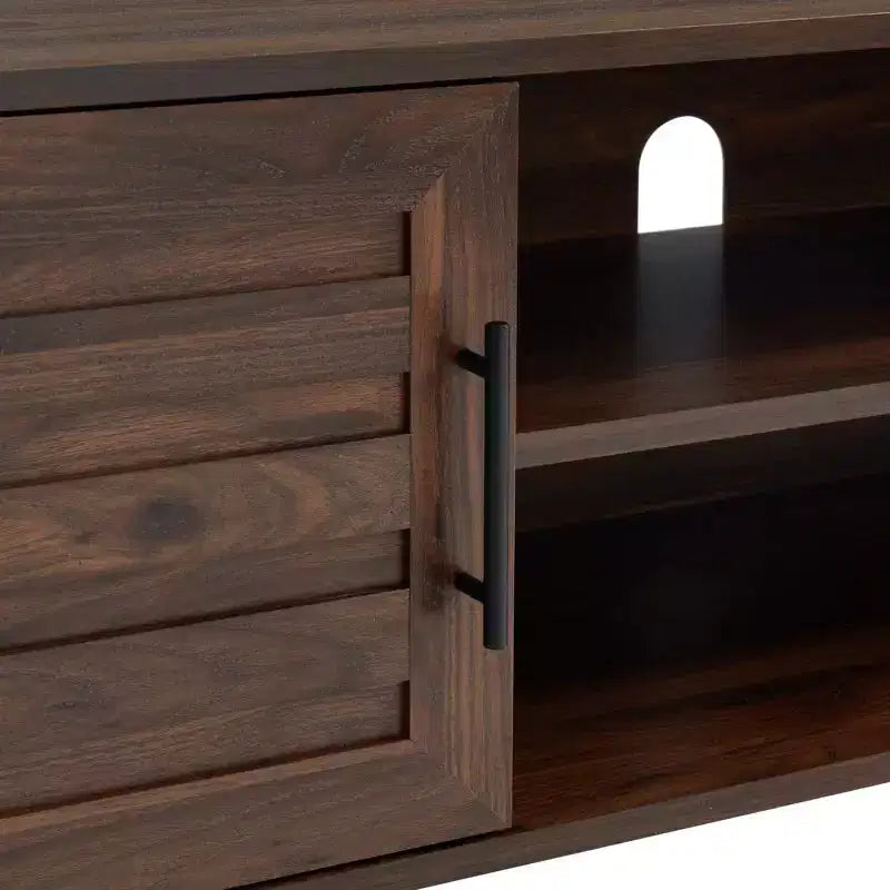 Meuble TV Noyer Foncé Style Mid-Century