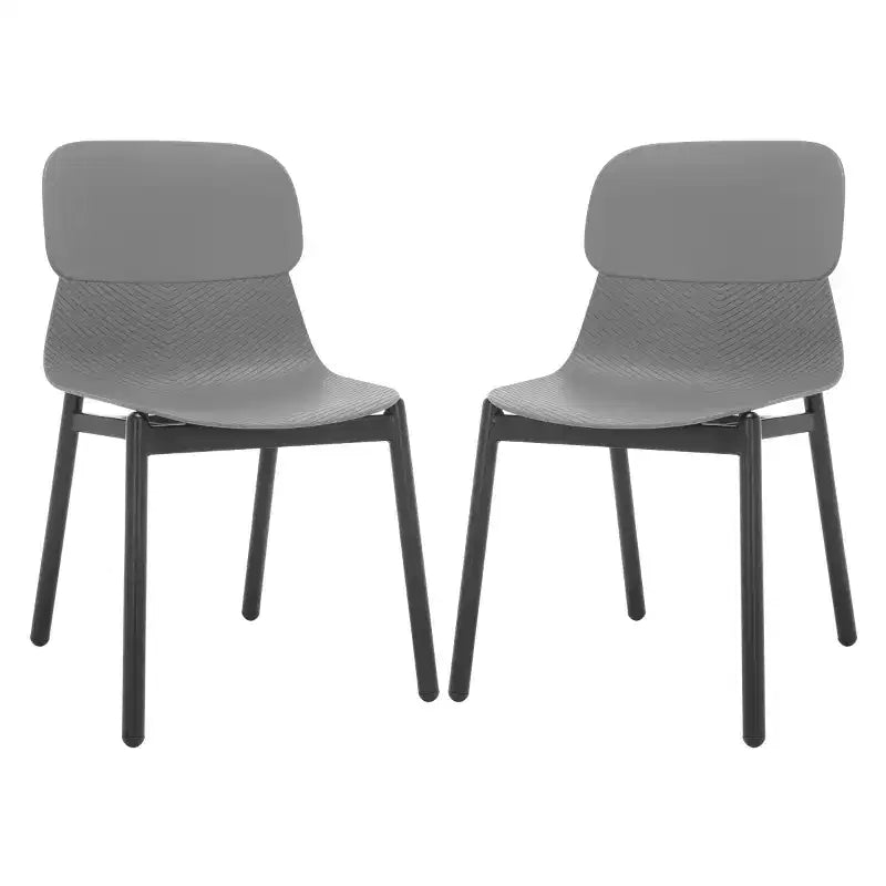 Chaise de salle à manger en plastique moulé