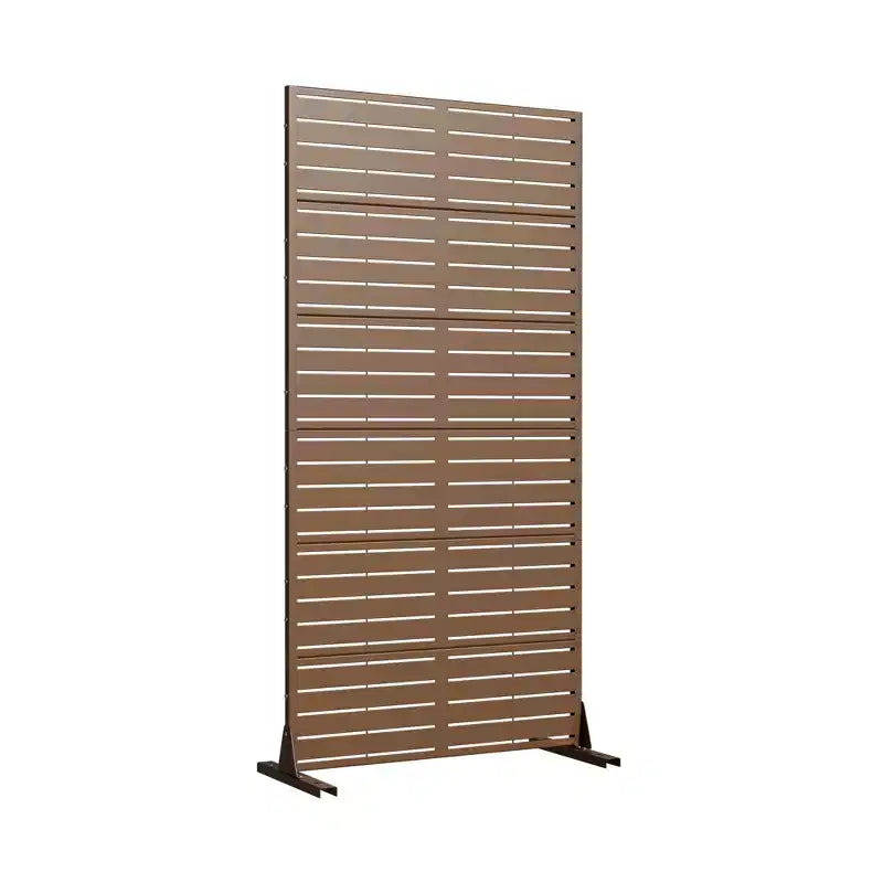 Brise-vue extérieur autoportant en métal Clôture décorative de jardin