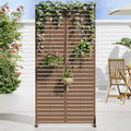 Brise-vue extérieur autoportant en métal Clôture décorative de jardin