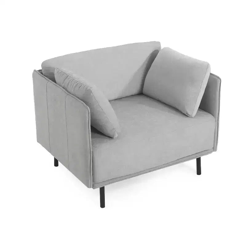 Chaise longue vintage en similicuir marron Rembourrage en polyester/PU