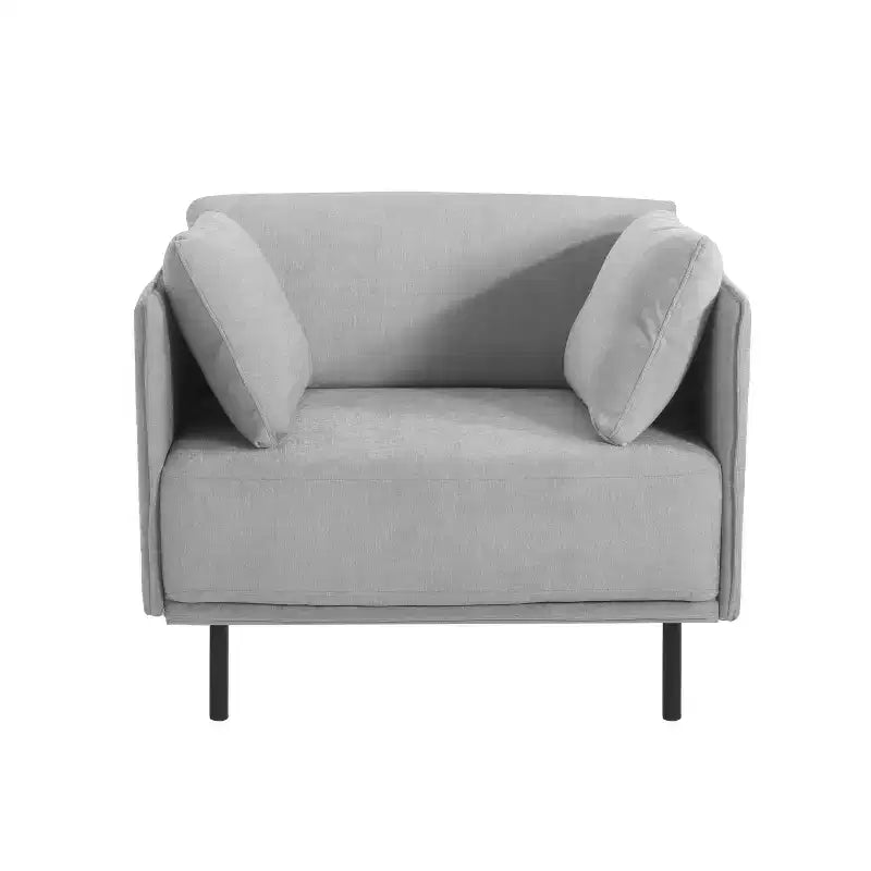 Chaise longue vintage en similicuir marron Rembourrage en polyester/PU