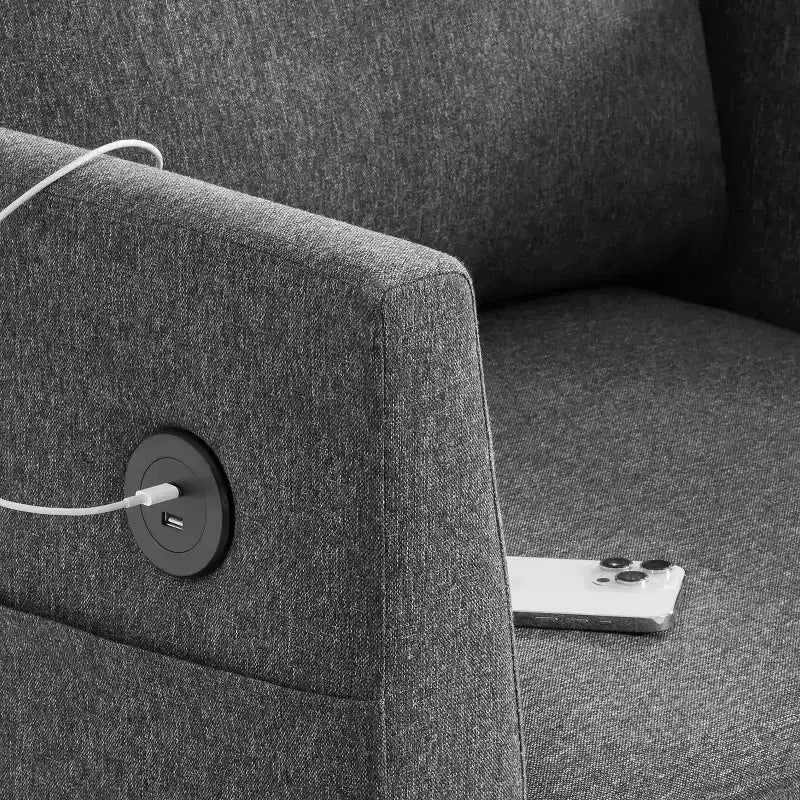 Canapé modulaire avec interface USB