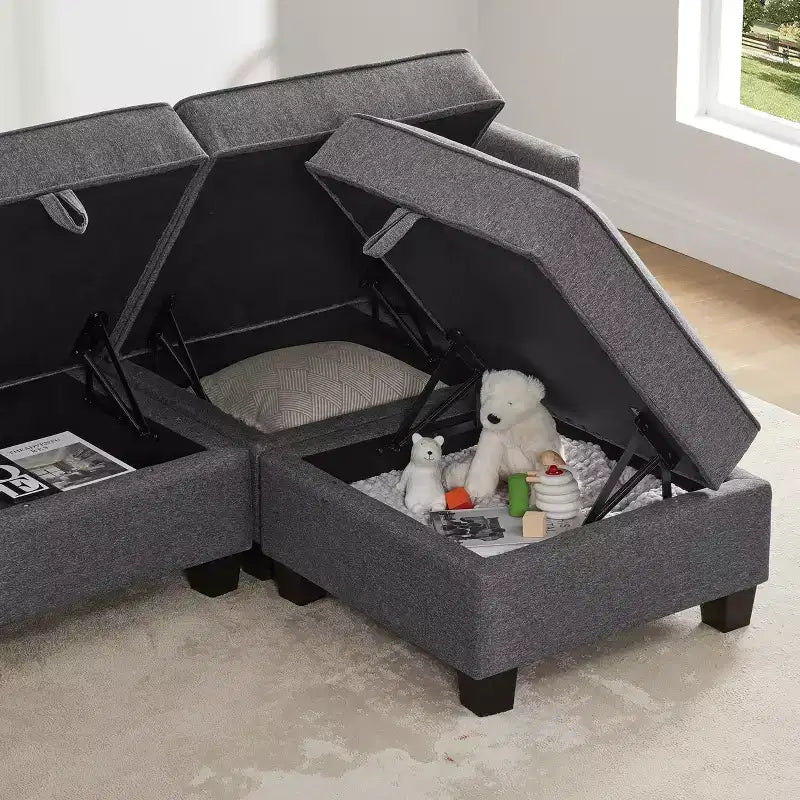 Canapé modulaire avec interface USB