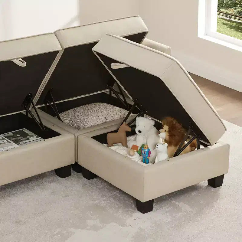 Canapé modulaire avec interface USB