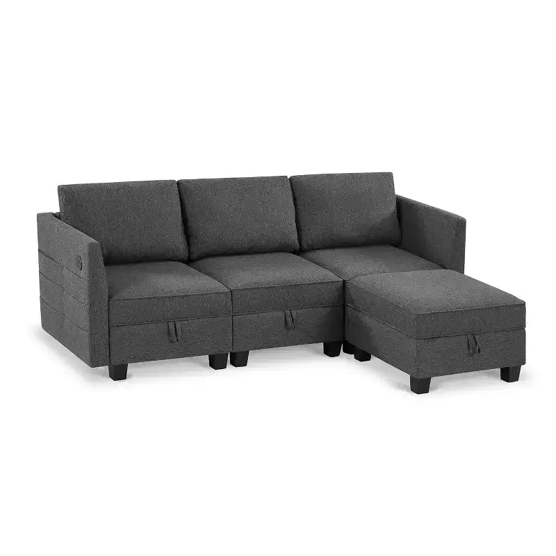 Canapé modulaire avec interface USB